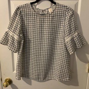 Bell-Sleeve Work Top